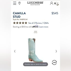 ISO Lucchese Camilla Stud